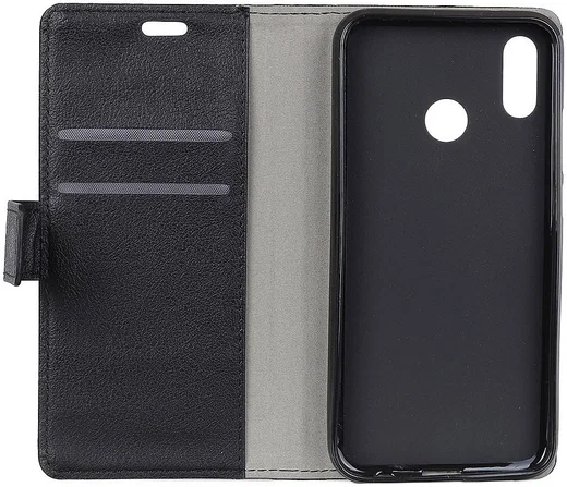Motorola One Portemonnee Hoesje Zwart afbeelding 2