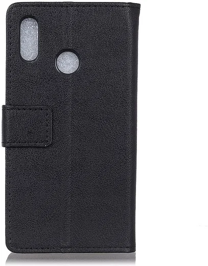 Motorola One Portemonnee Hoesje Zwart afbeelding 3