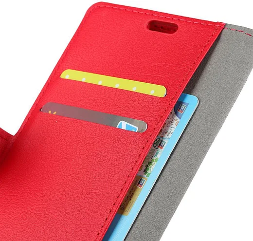 Motorola One Portemonnee Hoesje Rood afbeelding 4