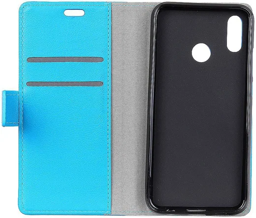 Motorola One Portemonnee Hoesje Blauw afbeelding 2