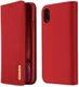 Dux Ducis Luxe Book Case Apple iPhone XR Hoesje Echt Leer Rood afbeelding 1