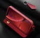 Dux Ducis Luxe Book Case Apple iPhone XR Hoesje Echt Leer Rood afbeelding 4