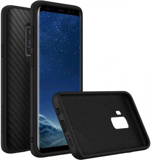 RhinoShield SolidSuit Carbon Fiber Samsung Galaxy S9 Plus Hoesje afbeelding 1