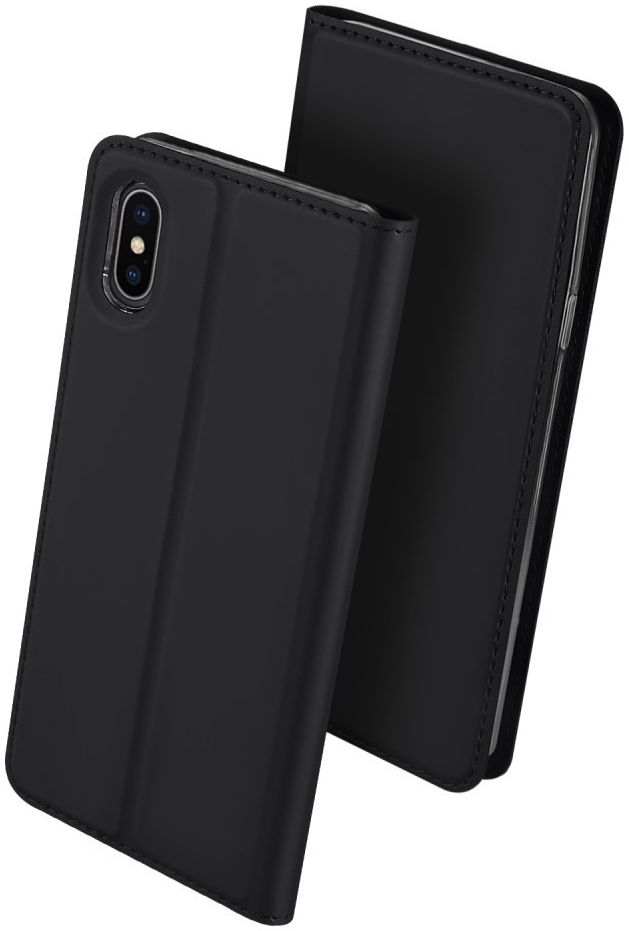 Dux Ducis Apple iPhone X Bookcase Hoesje Zwart afbeelding 2