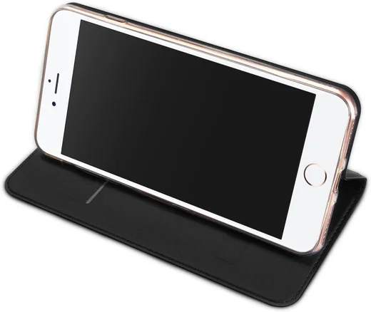 Dux Ducis iPhone 7 Plus / 8 Plus Bookcase Hoesje Zwart afbeelding 6