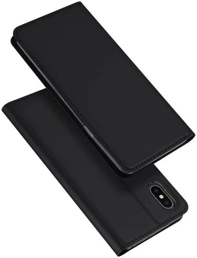 Dux Ducis Apple iPhone XS Max Premium Bookcase Hoesje Zwart afbeelding 5