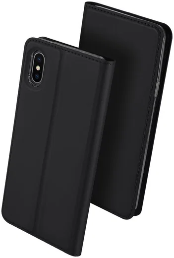 Dux Ducis Apple iPhone XS Max Premium Bookcase Hoesje Zwart afbeelding 6