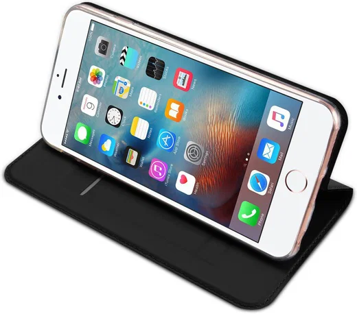 Dux Ducis Apple iPhone 6(S) Bookcase Hoesje Zwart afbeelding 4