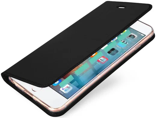 Dux Ducis Apple iPhone 6(S) Bookcase Hoesje Zwart afbeelding 1
