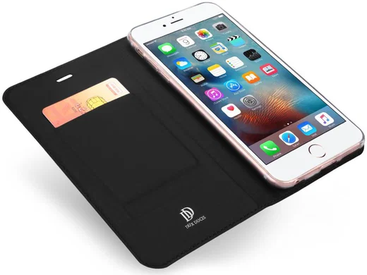 Dux Ducis Apple iPhone 6(S) Bookcase Hoesje Zwart afbeelding 2