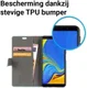 Samsung Galaxy A7 (2018) Portemonnee Hoesje Blauw afbeelding 3