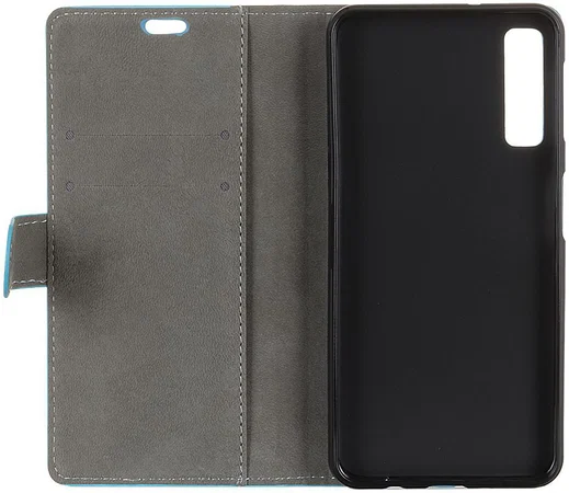 Samsung Galaxy A7 (2018) Portemonnee Hoesje Blauw afbeelding 7