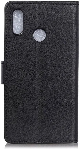 Asus Zenfone Max Pro M1 Lychee Portemonnee Hoesje Zwart afbeelding 6
