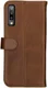 Rosso Deluxe Samsung Galaxy A7 2018 Hoesje Echt Leer Book Case Bruin afbeelding 10