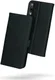 Rosso Deluxe Samsung Galaxy A7 2018 Hoesje Echt Leer Book Case Zwart afbeelding 2
