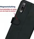 Rosso Deluxe Samsung Galaxy A7 2018 Hoesje Echt Leer Book Case Zwart afbeelding 6