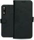 Rosso Deluxe Samsung Galaxy A7 2018 Hoesje Echt Leer Book Case Zwart afbeelding 13