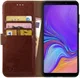 Rosso Element Samsung Galaxy A9 (2018) Hoesje Book Cover Bruin afbeelding 1
