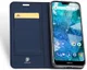 Dux Ducis Nokia 7.1 Premium Bookcase Hoesje Blauw afbeelding 2