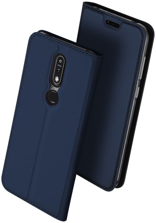 Dux Ducis Nokia 7.1 Premium Bookcase Hoesje Blauw afbeelding 6