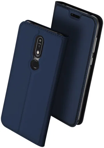 Dux Ducis Nokia 7.1 Premium Bookcase Hoesje Blauw afbeelding 6