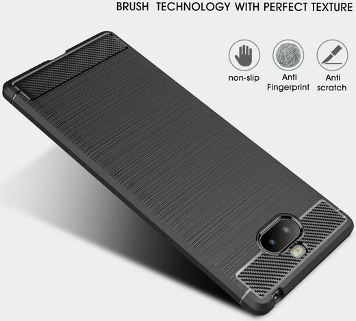 Sony Xperia 10 Geborsteld TPU Hoesje Zwart afbeelding 7
