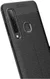 Samsung Galaxy A9 (2018) Hoesje met Kunstleer Coating Zwart afbeelding 6