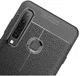 Samsung Galaxy A9 (2018) Hoesje met Kunstleer Coating Zwart afbeelding 8