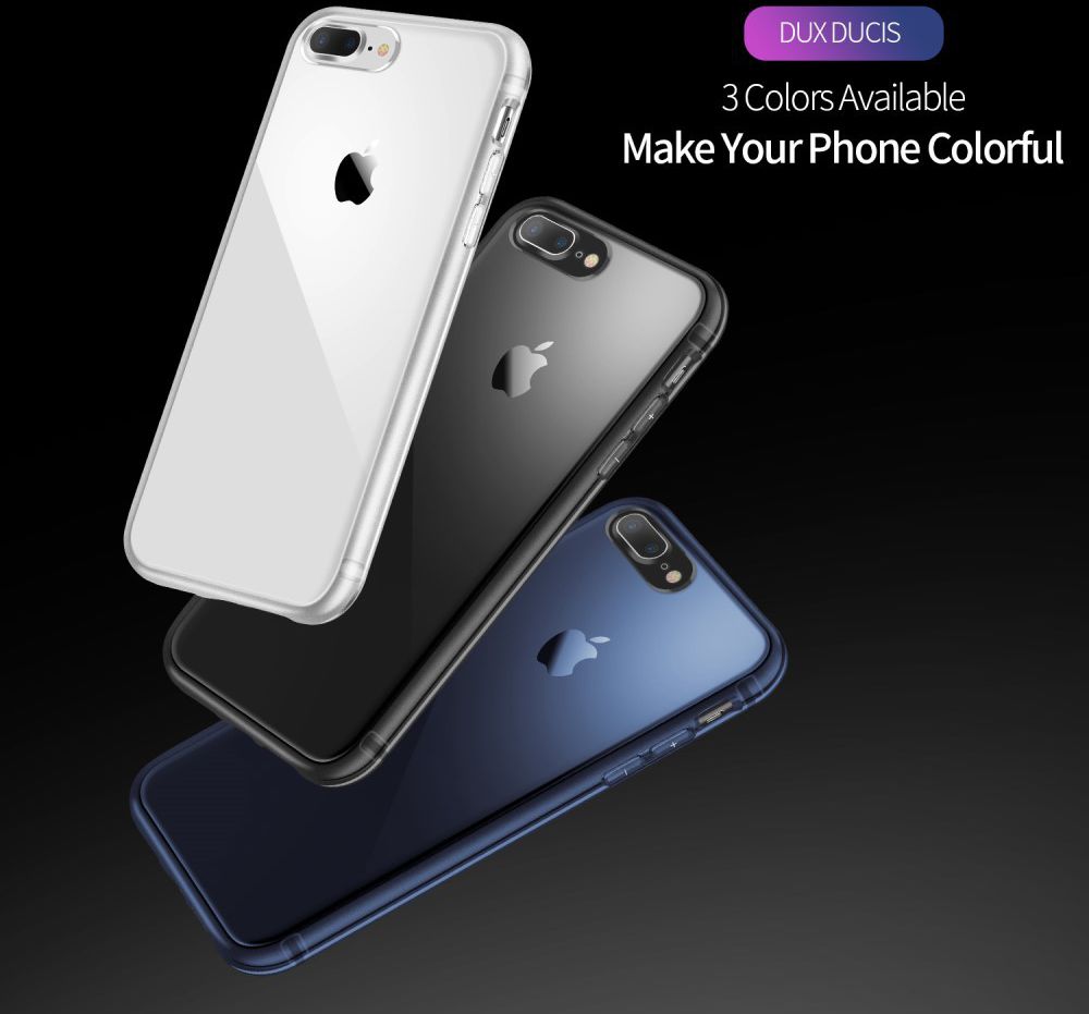 Dux Ducis Light series TPU Hoesje Apple iPhone 8 Plus Zwart afbeelding 7