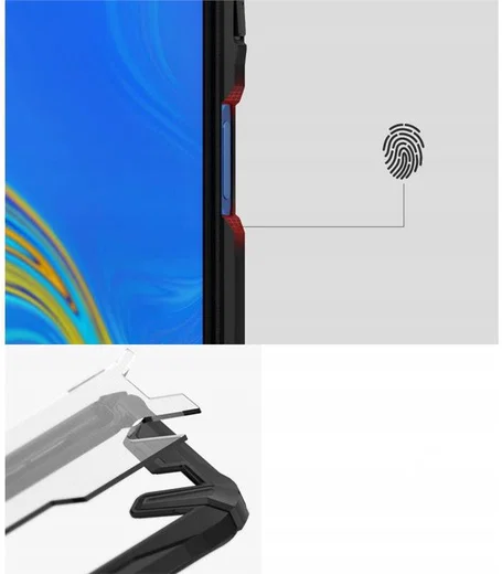 Ringke Fusion X Samsung Galaxy A7 (2018) Hoesje Doorzichtig Black afbeelding 6