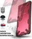 Ringke Fusion X Samsung Galaxy A7 (2018) Hoesje Doorzichtig Ruby Red afbeelding 2