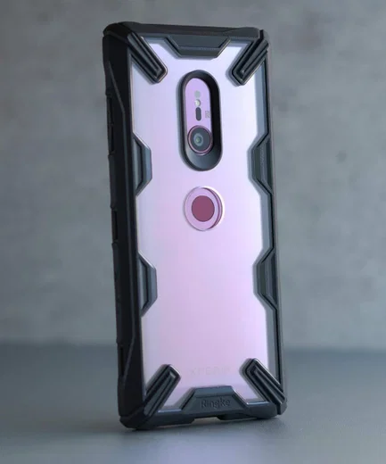 Ringke Fusion X Sony Xperia XZ3 Hoesje Doorzichtig Zwart afbeelding 7