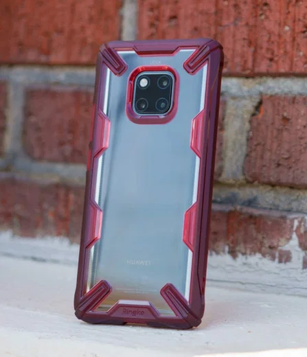 Ringke Fusion X Huawei Mate 20 Pro Hoesje Doorzichtig Rood afbeelding 4