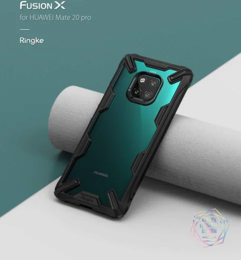 Ringke Fusion X Huawei Mate 20 Pro Hoesje Doorzichtig Rood afbeelding 10
