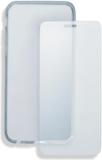4smarts Tempered Glass en TPU Hoesje Huawei P Smart Plus Transparant afbeelding 2