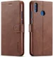 Honor 8X Kunstlederen Stand Portemonnee Bookcase Hoesje Coffee afbeelding 4