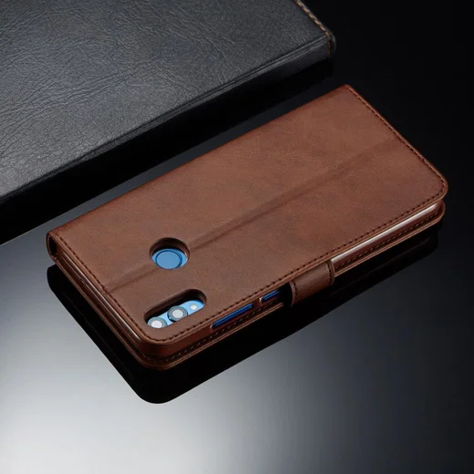 Honor 8X Kunstlederen Stand Portemonnee Bookcase Hoesje Coffee afbeelding 16