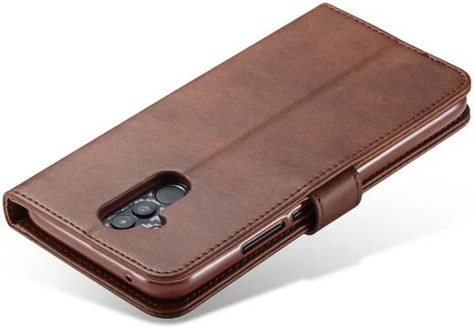 Huawei Mate 20 Lite Portemonnee Stand Bookcase Hoesje Coffee afbeelding 7