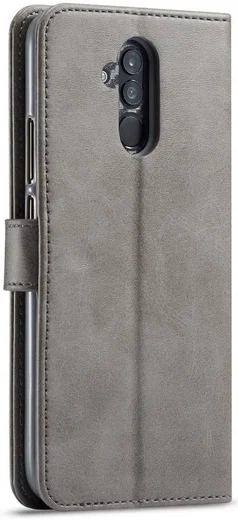 Huawei Mate 20 Lite Portemonnee Stand Bookcase Hoesje Grijs afbeelding 1