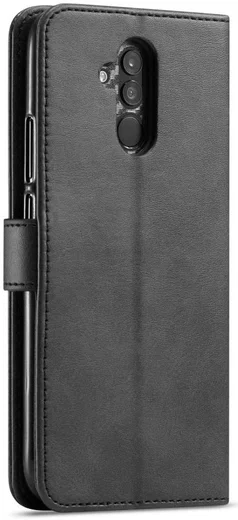 Huawei Mate 20 Lite Portemonnee Stand Hoesje Zwart afbeelding 1