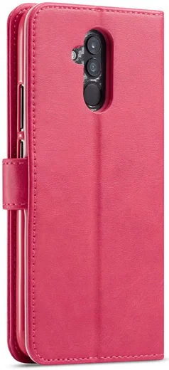 Huawei Mate 20 Lite Portemonnee Stand Bookcase Hoesje Roze afbeelding 1