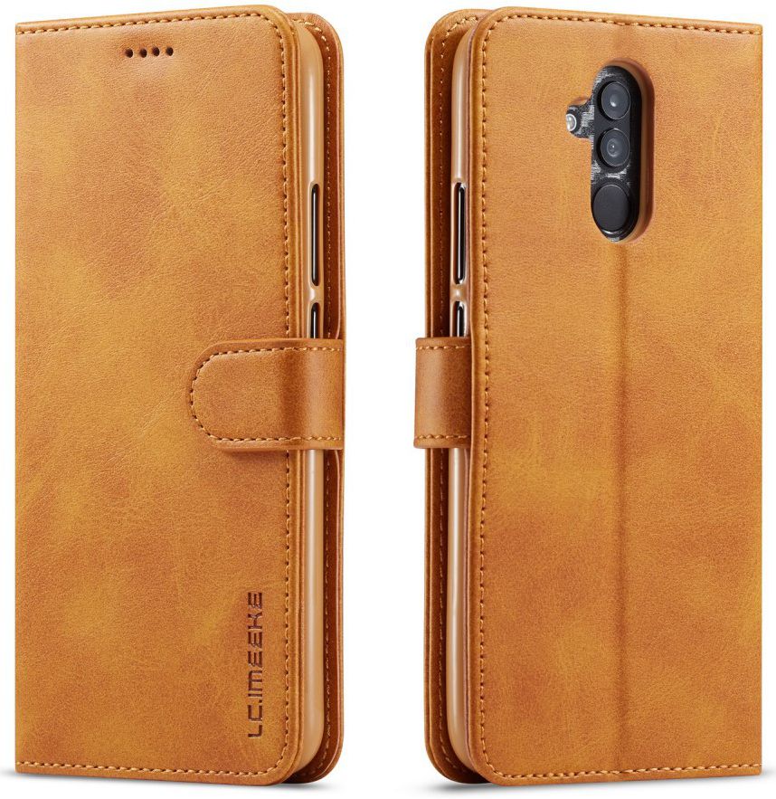 Huawei Mate 20 Lite Portemonnee Stand Bookcase Hoesje Bruin afbeelding 2