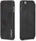 Apple iPhone 6/6s Retro Style Kaarthouder Bookcase Hoesje Zwart afbeelding 3