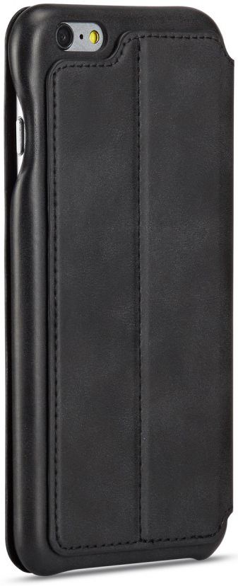 Apple iPhone 6/6s Retro Style Kaarthouder Bookcase Hoesje Zwart afbeelding 11