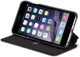 Apple iPhone 6/6s Retro Style Kaarthouder Bookcase Hoesje Zwart afbeelding 4