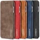 Apple iPhone 6/6s Retro Style Kaarthouder Bookcase Hoesje Zwart afbeelding 8