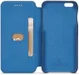 Apple iPhone 6/6s Retro Style Bookcase Hoesje met Kaarthouder Blauw afbeelding 4