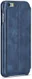 Apple iPhone 6/6s Retro Style Bookcase Hoesje met Kaarthouder Blauw afbeelding 10