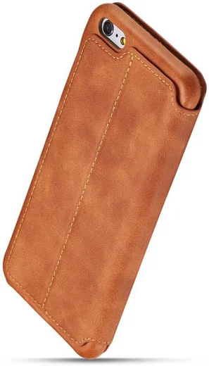 Apple iPhone 6/6s Retro Style Hoesje Kaarthouder met Kaarthouder Bruin afbeelding 13