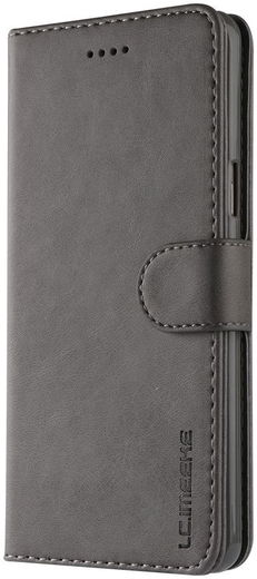 Samsung Galaxy S9 Book Case Portemonnee Bookcase Hoesje Grijs afbeelding 5